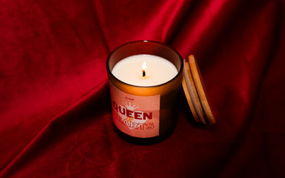 Queen of Hearts - Coconut Mahogany Scented Soy Candle