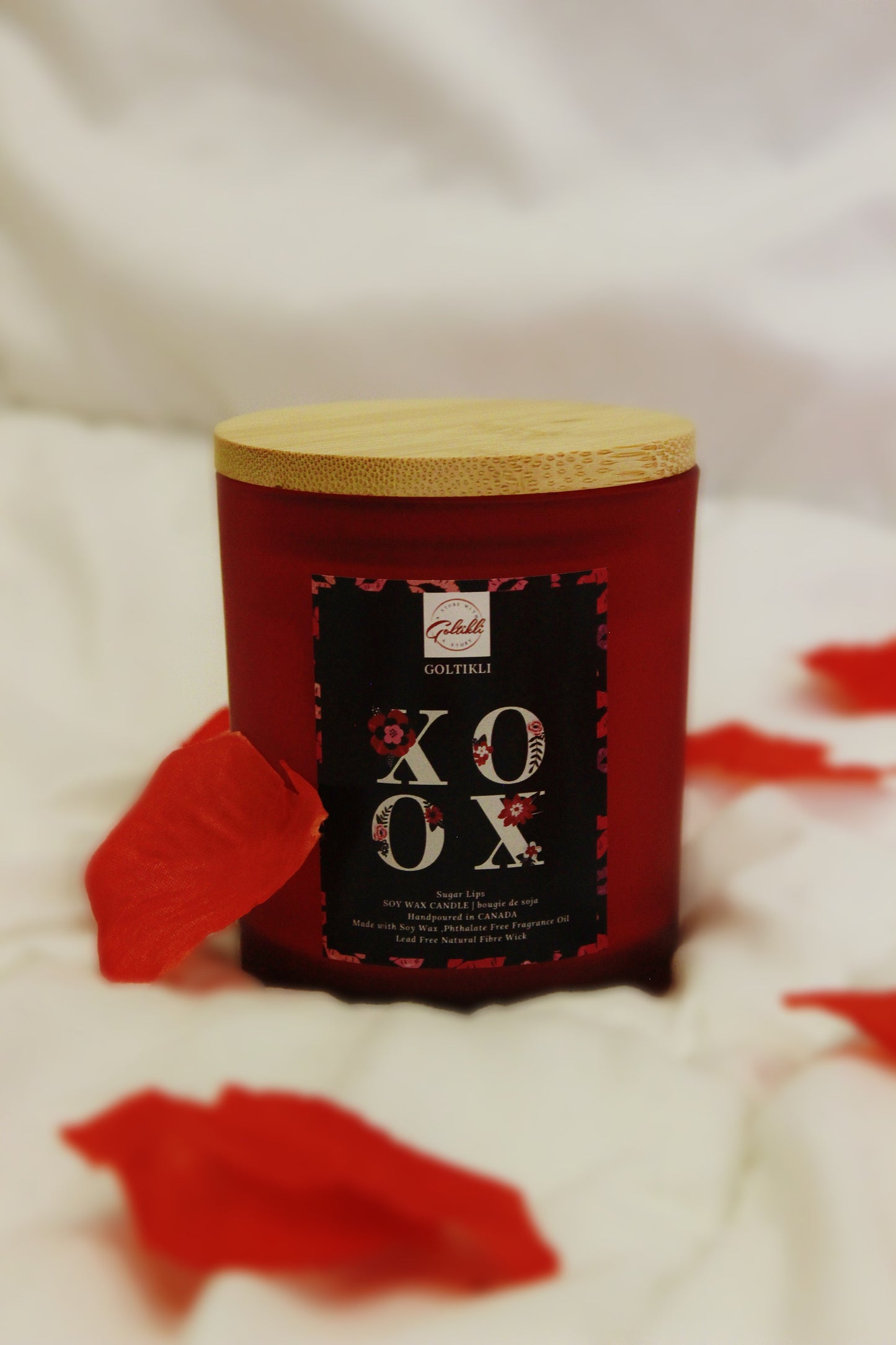 XOXO - Sugar Lips Scented Soy Wax Candle
