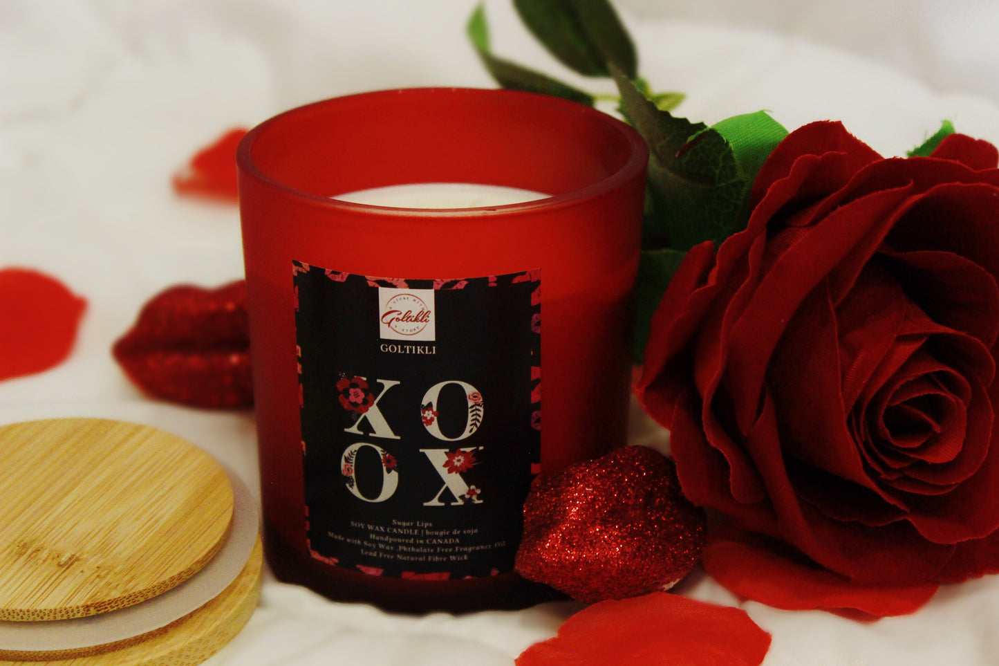 XOXO - Sugar Lips Scented Soy Wax Candle