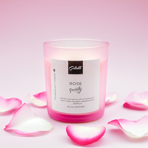 Rose Quartz Soy Wax Candle